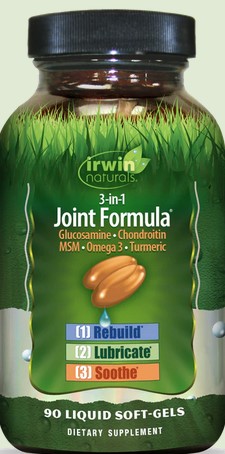 Irwin Naturals - 3 In 1 Joint Formula 60 softgel