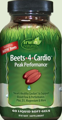 Irwin Naturals - Beets 4 Cardio Peak Performance 60 softgel