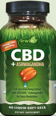 Irwin Naturals - Cbd + Ashwagandha 60 softgel