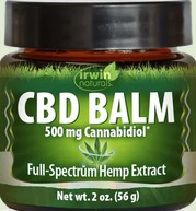 Irwin Naturals - Cbd Balm 500 Mg 2 ounce