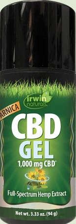 Irwin Naturals - Cbd Gel + Arnica 1000 Mg Cbd 3.3 ounce
