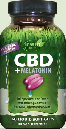 Irwin Naturals - Cbd + Melatonin 60 softgel