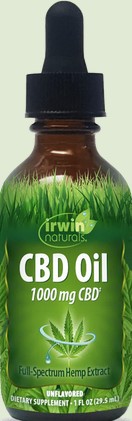 Irwin Naturals - Cbd Oil 1000 Mg Unflavored 1 ounce