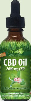 Irwin Naturals - Cbd Oil 2000 Mg Peppermint 2 ounce