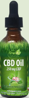 Irwin Naturals - Cbd Oil 250 Mg Peppermint 1 ounce