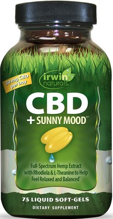 Irwin Naturals - Cbd + Sunny Mood 75 softgel