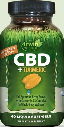 Irwin Naturals - Cbd + Turmeric 60 softgel