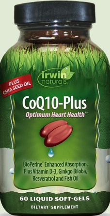Irwin Naturals - Coq10 Plus Optimum Heart Health 60 softgel