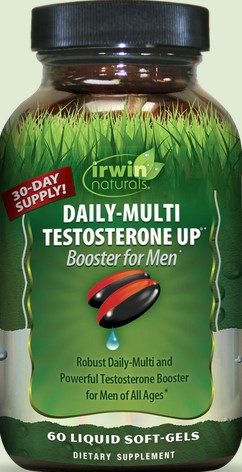 Irwin Naturals - Daily Multi Testosterone Up Booster For Men 60 softgel