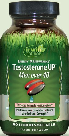 Irwin Naturals - Energy & Endurance Testosterone Up Men Over 40 60 softgel