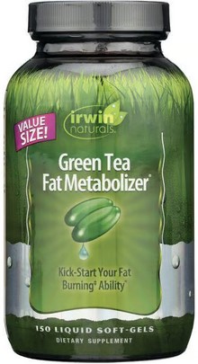 Irwin Naturals - Green Tea Fat Metabolizer Value Size 150 softgel