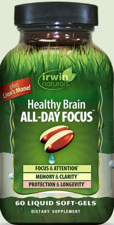 Irwin Naturals - Healthy Brain All Day Focus 60 softgel
