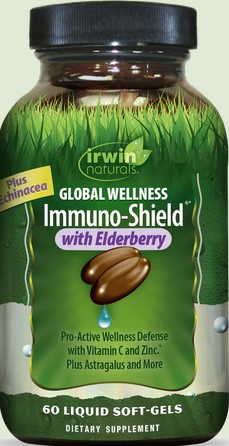 Irwin Naturals - Immuno-Shield W/ Sambucus Elderberry 60 softgel