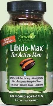 Irwin Naturals - Libido Max For Active Men 60 softgel