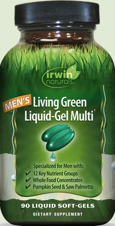 Irwin Naturals - Living Green Multi For Men 90 softgel