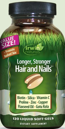 Irwin Naturals - Longer Stronger Hair & Nails Value Size 120 softgel