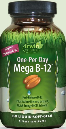 Irwin Naturals - Mega B12 One Per Day 60 softgel