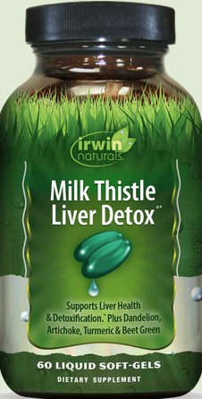 Irwin Naturals - Milk Thistle Liver Detox 60 softgel