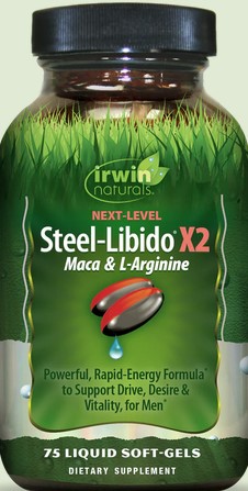 Irwin Naturals - Next Level Steel Libido X2 Maca & L Arginine 75 softgel