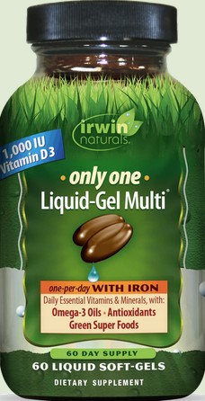 Irwin Naturals - Only One Multi W/ Iron 60 softgel