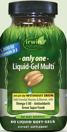 Irwin Naturals - Only One Multi Without Iron 60 softgel