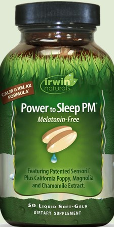 Irwin Naturals - Power To Sleep Pm Melatonin Free 50 softgel