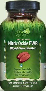 Irwin Naturals - Pro Active Nitric Oxide Pwr Blood Flow Booster 60 softgel