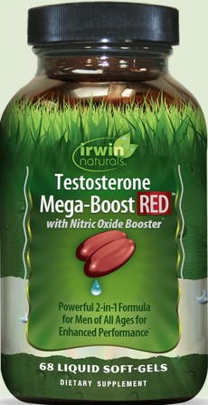 Irwin Naturals - Testosterone Mega Boost Red 68 softgel