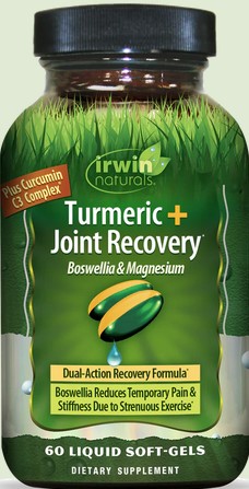Irwin Naturals - Turmeric + Joint Recovery 60 softgel-UNAVAILABLE
