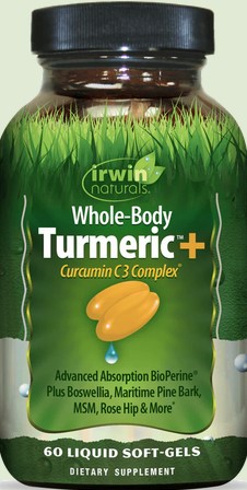 Irwin Naturals - Whole Body Turmeric + Curcumin C3 Complex 60 softgel