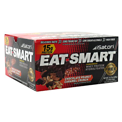 iSatori - Eat-Smart Bar Chocolate Peanutbutter Caramel 45G 9 Bars
