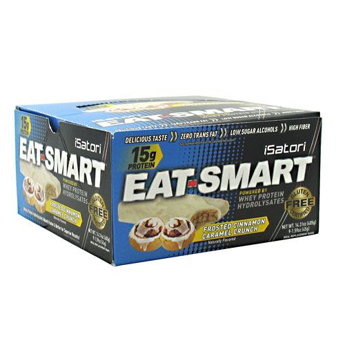 iSatori - Eat-Smart Bar Cinnamon Carmel Crunch 45G 9 Bars