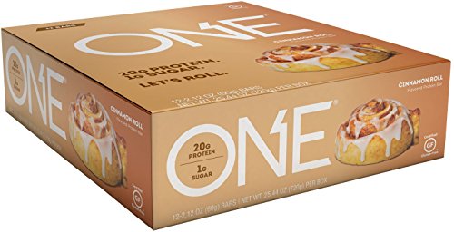 ISS - Oh Yeah! ONE Bar Cinnamon Roll  12 bars 2.12oz each