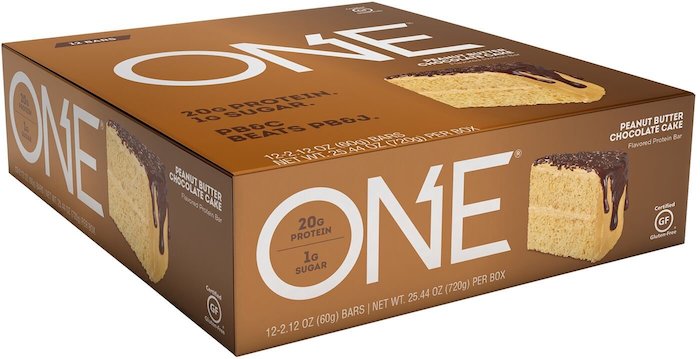ISS - Oh Yeah! ONE Bar Peanutbutter Chocolate Cake 12 bars 2.12oz each