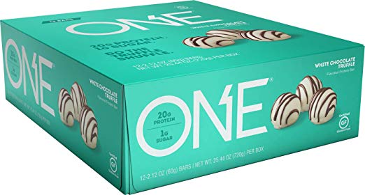 ISS - Oh Yeah! ONE Bar White Chocolate Truffle 12 bars 2.12oz each   TEMPORARILY UNAVAILABLE