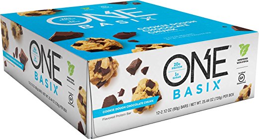 ISS - One Basix Cookie Dough Chocolate Chunk 12 bars TEMPORARELY UNAVAILABLE