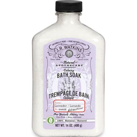 J.R. Watkins Bath Soak Calming Lavender 14 oz