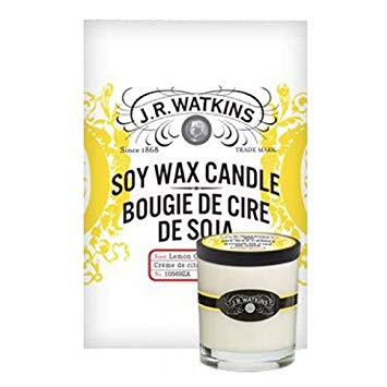 J.R. Watkins Candle Soy Lemon Creme 5.5 oz-OUT OF STOCK