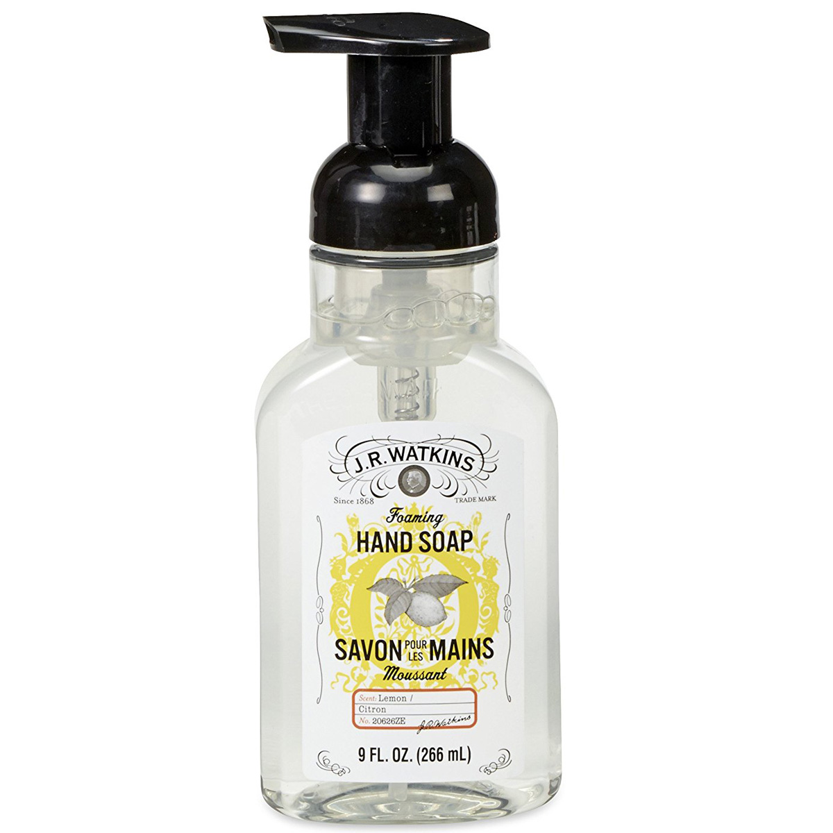 J.R. Watkins Hand Soap Foam Lemon 9 fl oz