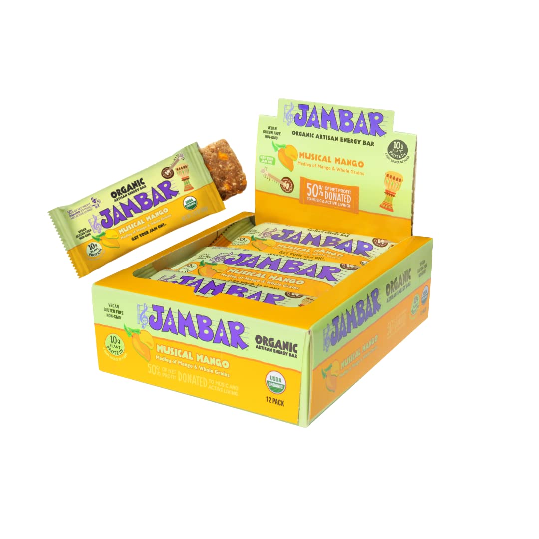 JAMBAR Organic Musical Mango 12 Bars