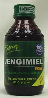 Jengimiel Cough Syrup Forte with Aloe 4oz.