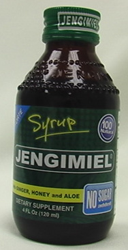 Jengimiel Organic Cough Syrup Sugar Free 4oz.