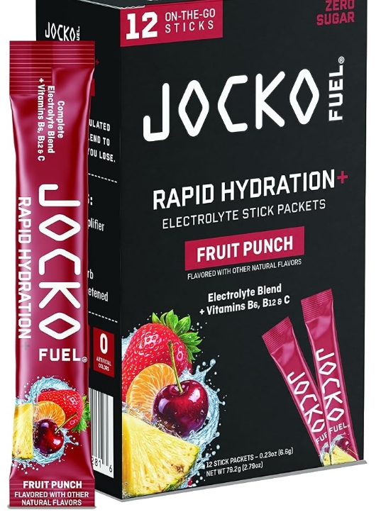 Jocko - Rapid Hydration+ Electrolyte 12stx Fruit Punch 