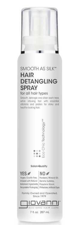 Giovanni Cosmetics Smooth as Silk Hair Detangling Spray 7/oz