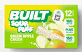 Built SOUR PUFF Green Apple Crush Protein 12/Bars
