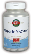 Kal - Absorb-N-Zyme 90ct Tablet