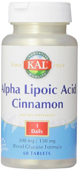 Kal - Alpha Lipoic Acid Cinnamon 60ct 300mg Tablet
