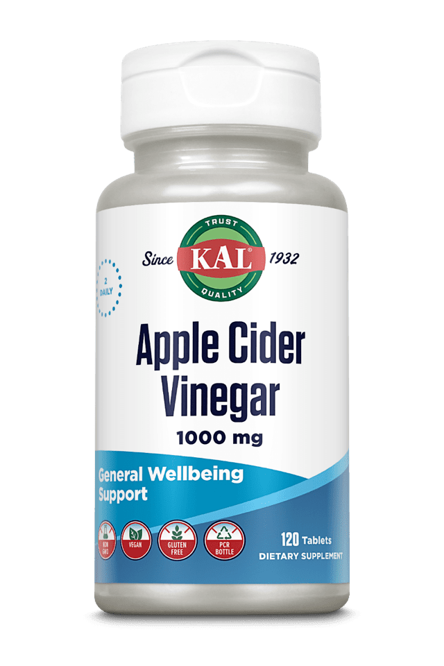 Kal - Apple Cider Vinegar 120ct 1g Tablet