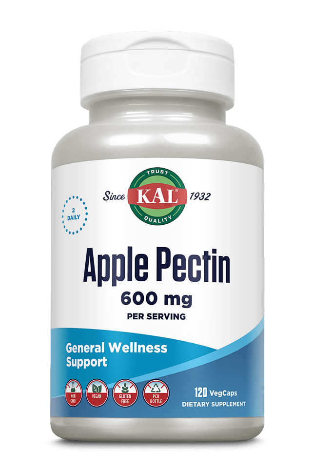 Kal - Apple Pectin 120ct 600mg Vegetarian Capsule