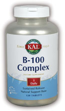 Kal - B-100 Complex SR 120ct 100mg Tablet